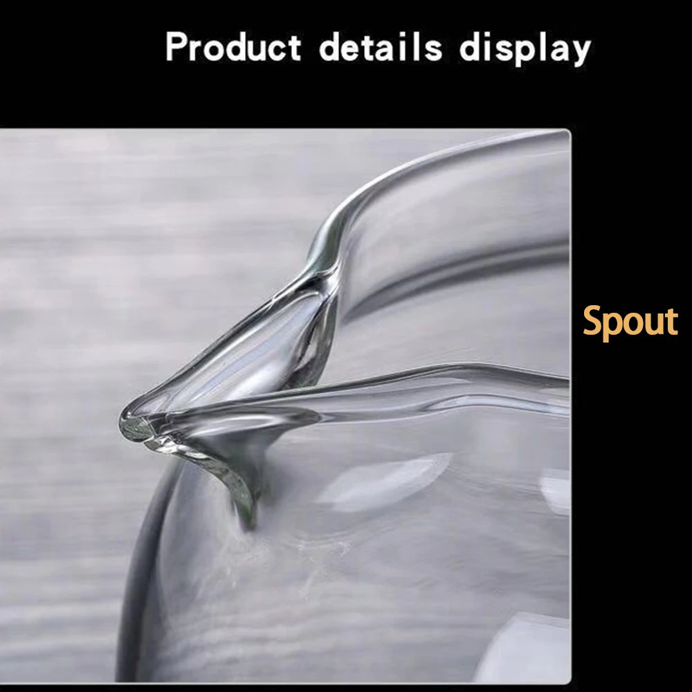 Glass Tea Pot Kettle 650ML/950ML/1300ML Teapot with Stainless Steel Strainer Infuser Filter Tea Cup Set kitchen accessories 주전자
