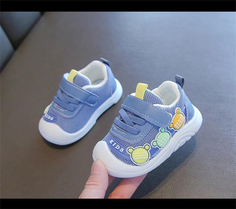 LunaKids Mädchen Sneaker Atmungsaktiv - Mesh Größe 24 30