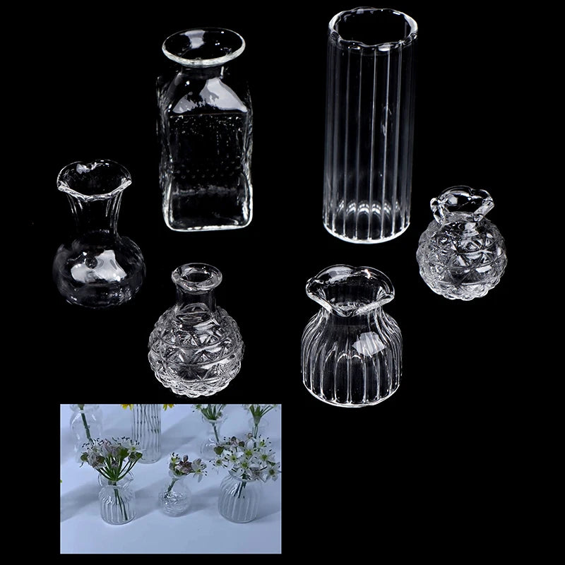 Choice Miniatur Blumentopf Glasvase - Maßstab 1:12 Keramik