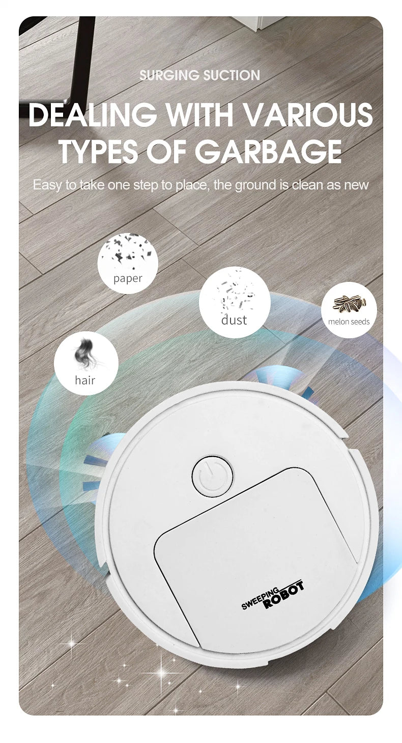 Integrated cleaning robot, smart vacuum cleaner, three-in-one home sweeping and mopping robot, fully automatic vacuum cleaner