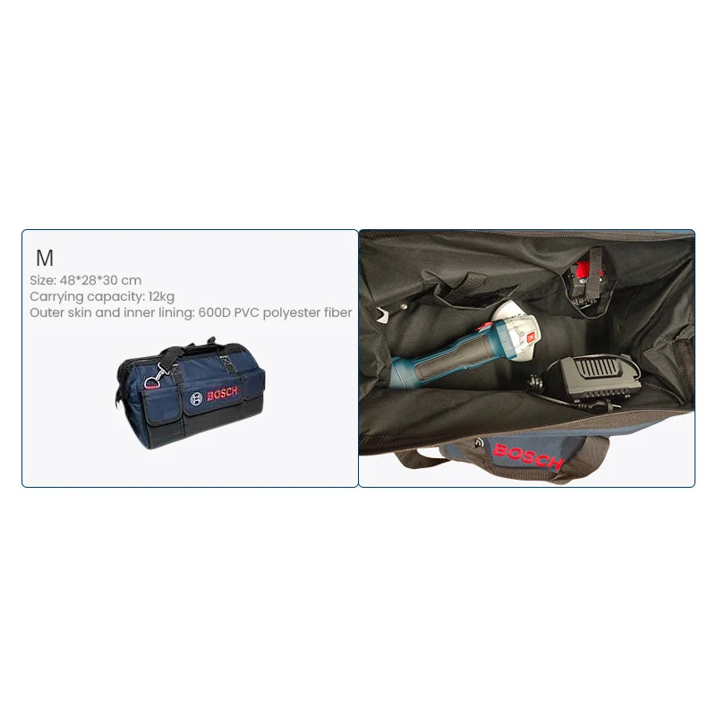 Bosch T-Tasche Canvas Werkzeugtasche Verschleißfest Installation Tragbar Elektriker Spezial Wartung Werkzeug Aufbewahrung Toolkit Tasche