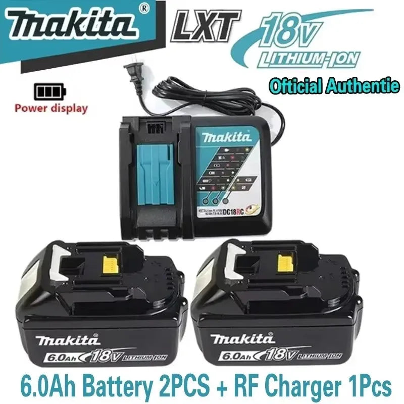 Makita Original 6Ah/5Ah Rechargeable Battery Compatible withBL1840 BL1830B BL1850B BL1850 BL1860 BL1815 Lithium-ion Tool Battery