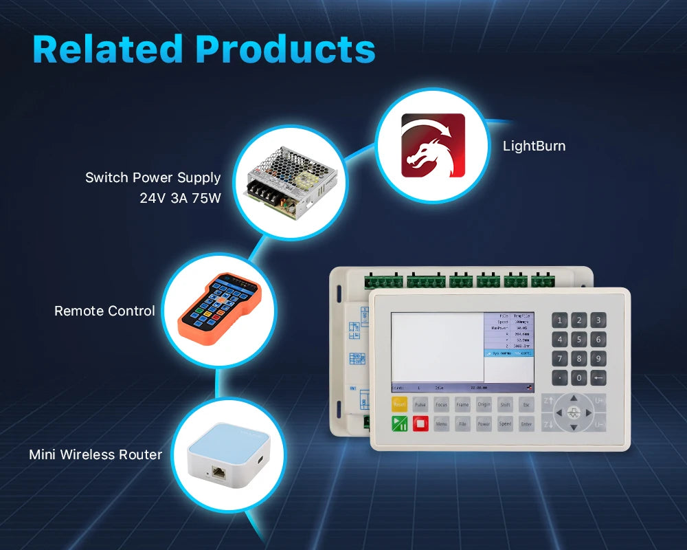 Ruida RDC6445 Controller für CO2 Laser Gravur Schneidemaschine