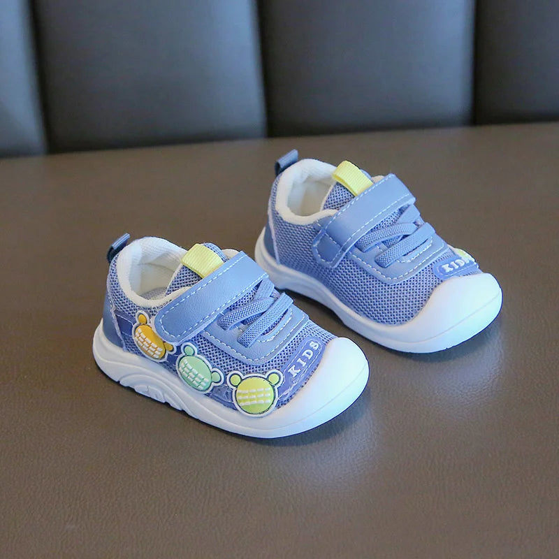 LunaKids Mädchen Sneaker Atmungsaktiv - Mesh Größe 24 30
