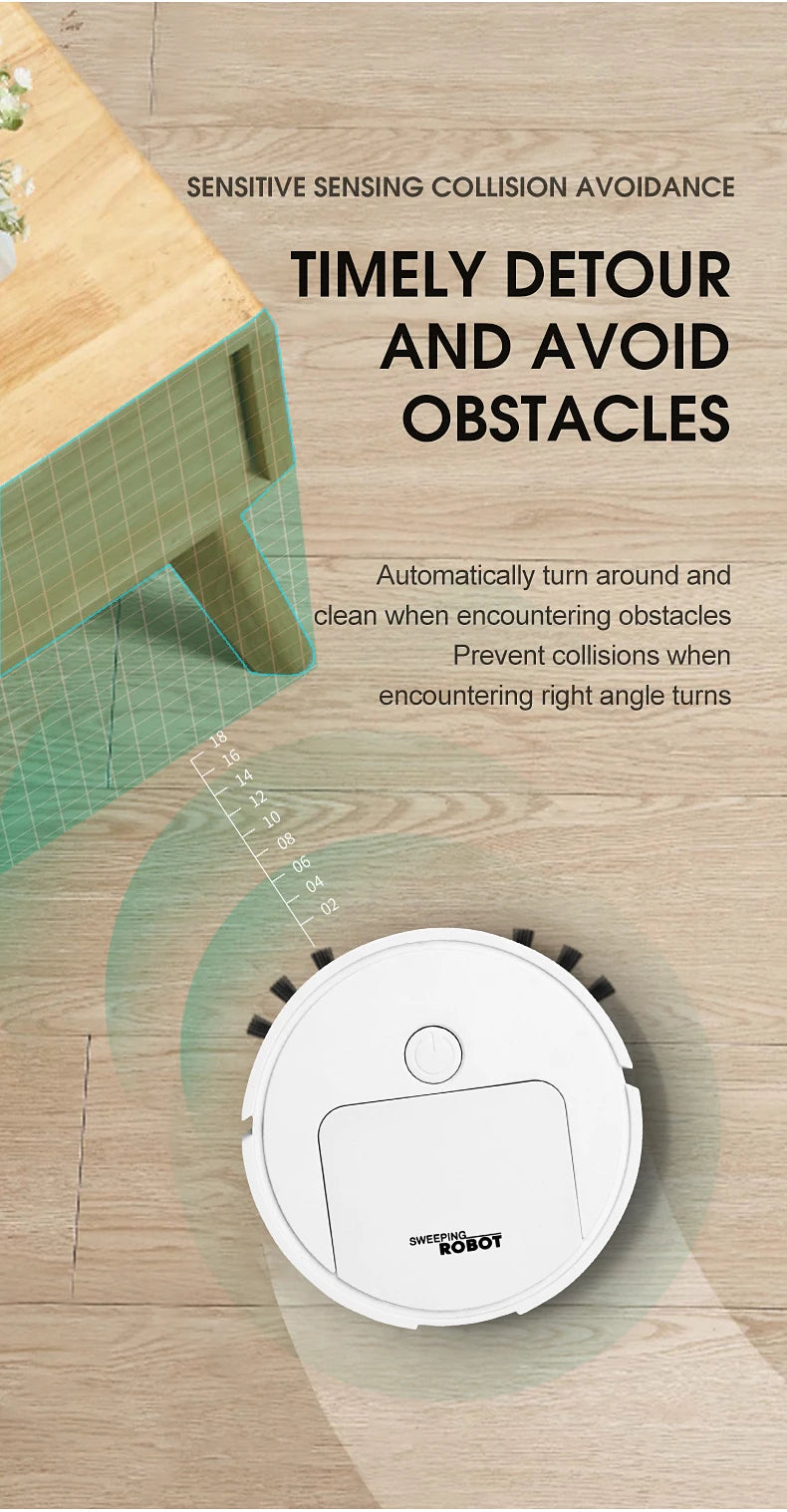 Integrated cleaning robot, smart vacuum cleaner, three-in-one home sweeping and mopping robot, fully automatic vacuum cleaner