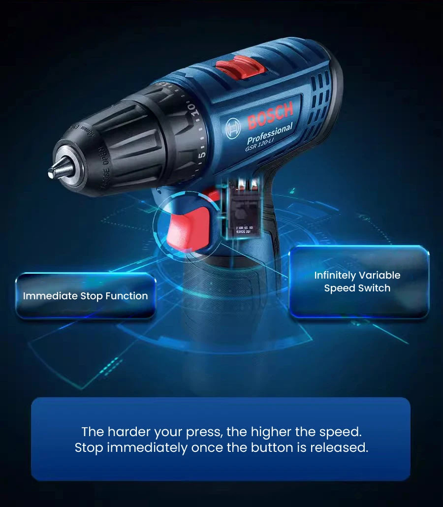 Bosch GSR 120-Li 2025: Brushless Akku-Bohrschrauber - Professional Power Collection