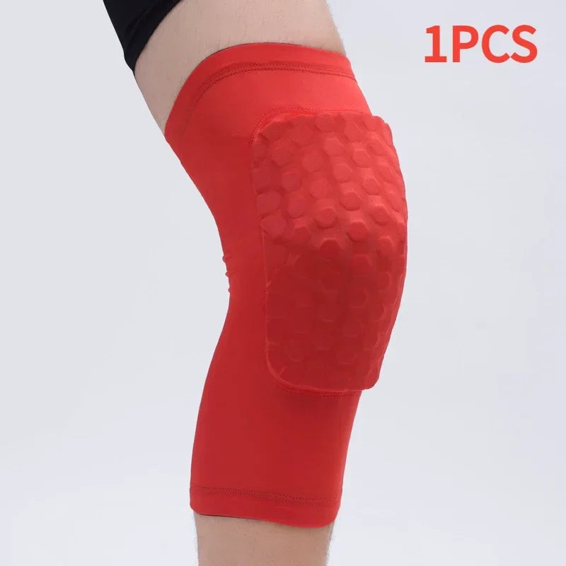 Knieschützer 2025: 1PC Honeycomb Knee Pads Basketball Sport Kneepad - Volleyball Knee Protector Brace Support Football Compression Leg Sleeves Collection