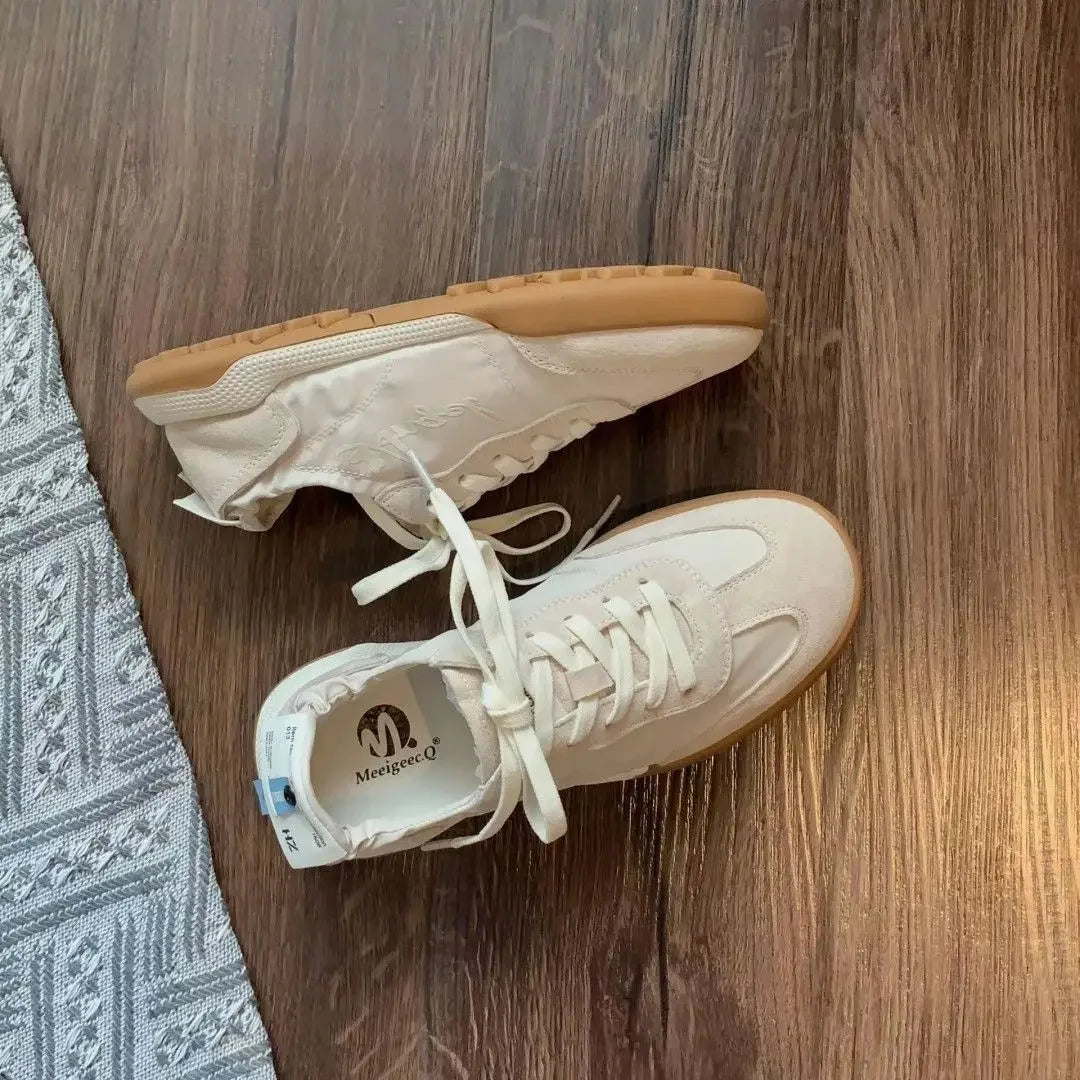 Sneakers Flat Women Footwear Sports Ladies Shoes Lace Up Luxury A On Offer Urban Young On Sale And Low Price Light New In Spring - Golden Bridge Store