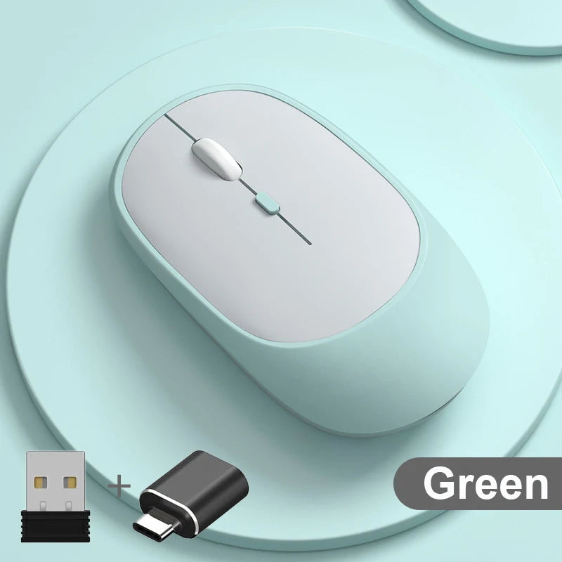 XT M6 Wiederaufladbare Funkmaus - Bluetooth, 2.4G,1600DPI