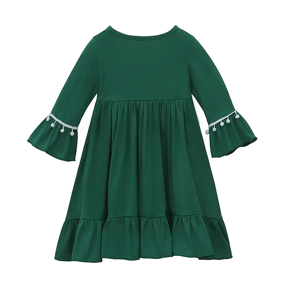Henan EHF046 Mädchen Hijab Set Überkopf Schal - 2 Stk 110