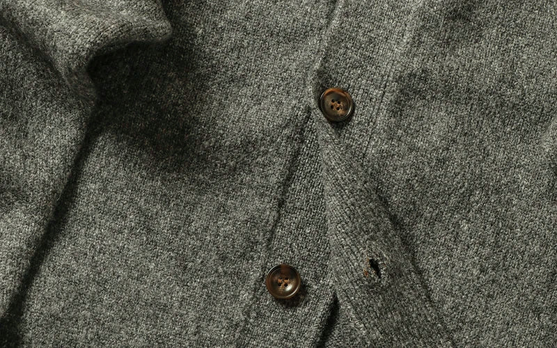 American Vintage Herren Cardigan Warm - Stark, M/L, V-Auss.