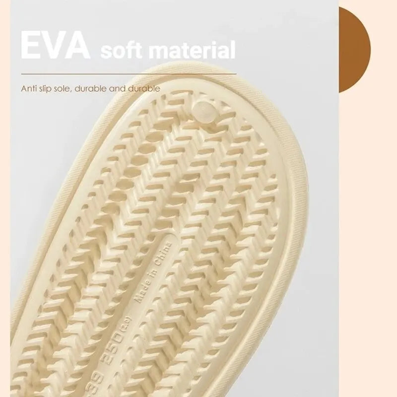 Sommer Weich Schuhe Cloud Hausschuhe Innen Stumm Badezimmer Anti-Rutsch Slide Eva Strand Flip Flops Männer Damen Freizeit Sandalen