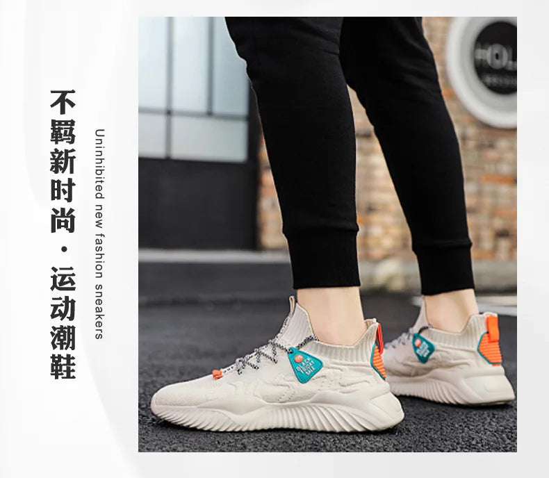 Tenis Men Sneakers Running Mens Casual Shoes Luxury Sneakers Trainer Race Breathable Shoes Fashion Mesh Loafers Shoes for Men