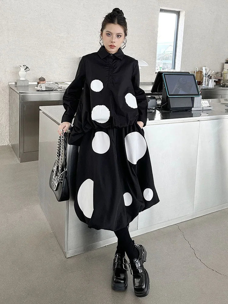 EAM 1DH9366 Unregelmäßiges Hemd-Rock Set - Größe XL