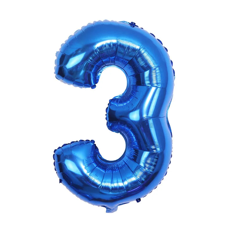 Etya Balloon 32 Zoll Blauer Folienballon - Aluminiumfolie