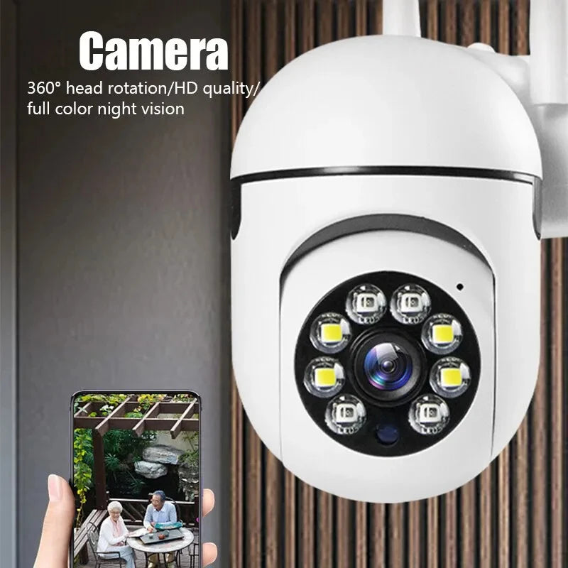 Überwachungskamera 2025: 3MP WiFi Camera Home PTZ IP - Color Night Audio Wireless Surveillance Auto Tracking Collection
