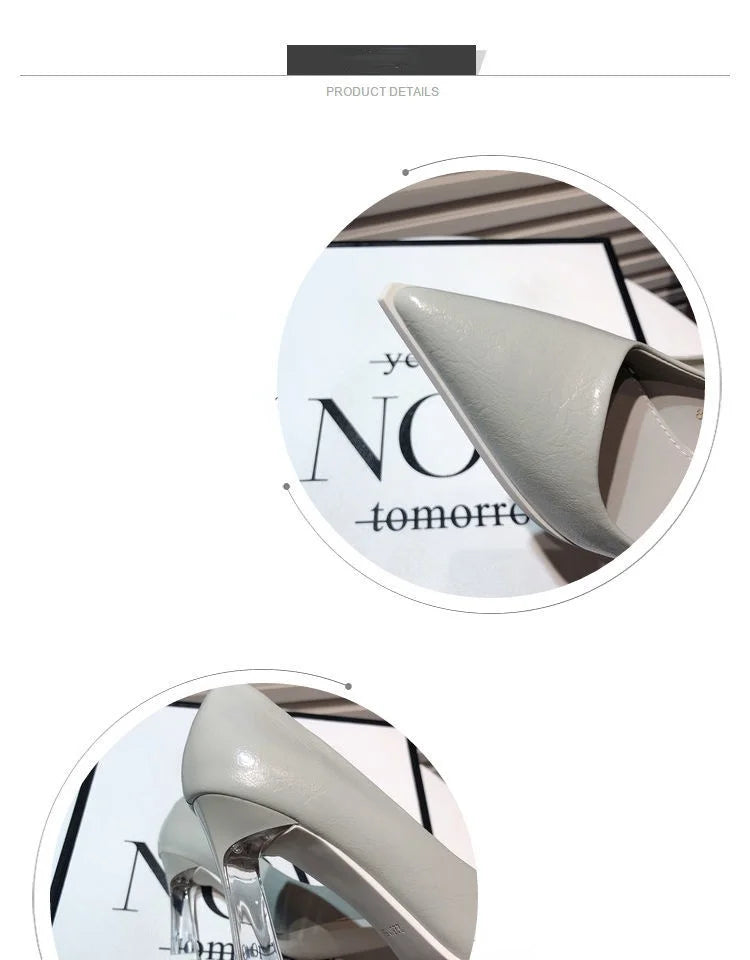 Comemore 2022 New Trend Women Summer Shoes Elegant elegant High Heels French Pointed Stiletto Office Girls' Shoes Zapatos De Mujer