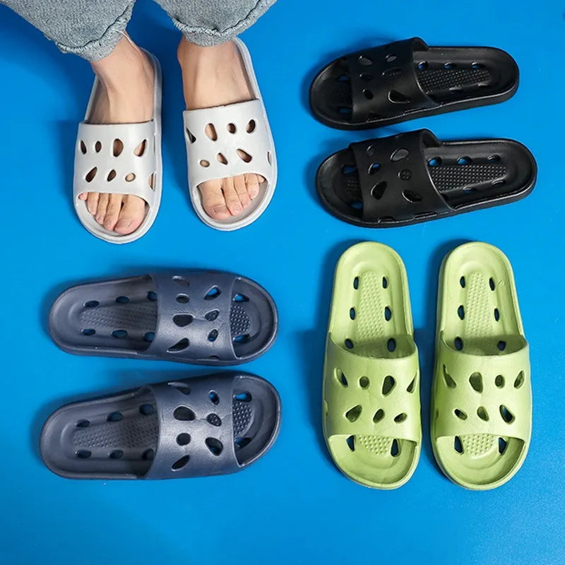 Frauen Dick Plattform Cloud Hausschuhe Sommer Strand Eva Weich Sohle Slide Sandalen Freizeit Männer Damen Innen Badezimmer Anti-Rutsch Schuhe