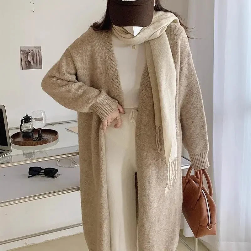 Pateekate Strickcardigan V-Ausschnitt Oversize - L, Poly