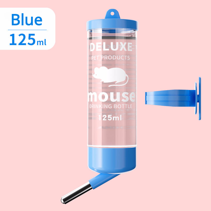 Haustier-Wasserspender 2025: Pet Water Bottle Automatic Water Feeder Hanging Pet Dog Drinking Bowl Plastic Water Dispenser Pet Supplies 80ML/125ML Collection