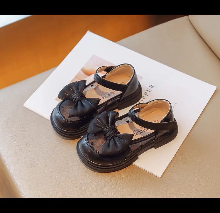 Mädchen Gehschuhe 2025 - Baby Mädchen Weiche Sohle Casual Schuhe - Frühling Herbst Schleife Runde Zehen Prinzessin Rutschfest