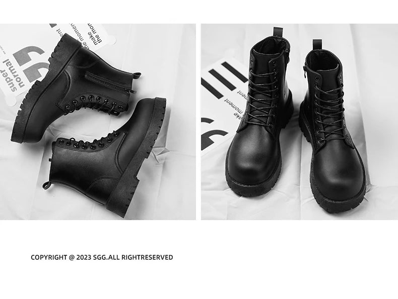 CN Fujian Leder High Top Outdoor Stiefel - Größe Sohle Dicke