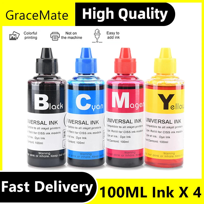 Printer Ink 305xl Ink Cartridge for HP DeskJet 2710 2720 4110 4120 4130 6010 Compatible for hp305 Ink Cartridge Refill Ink Kit