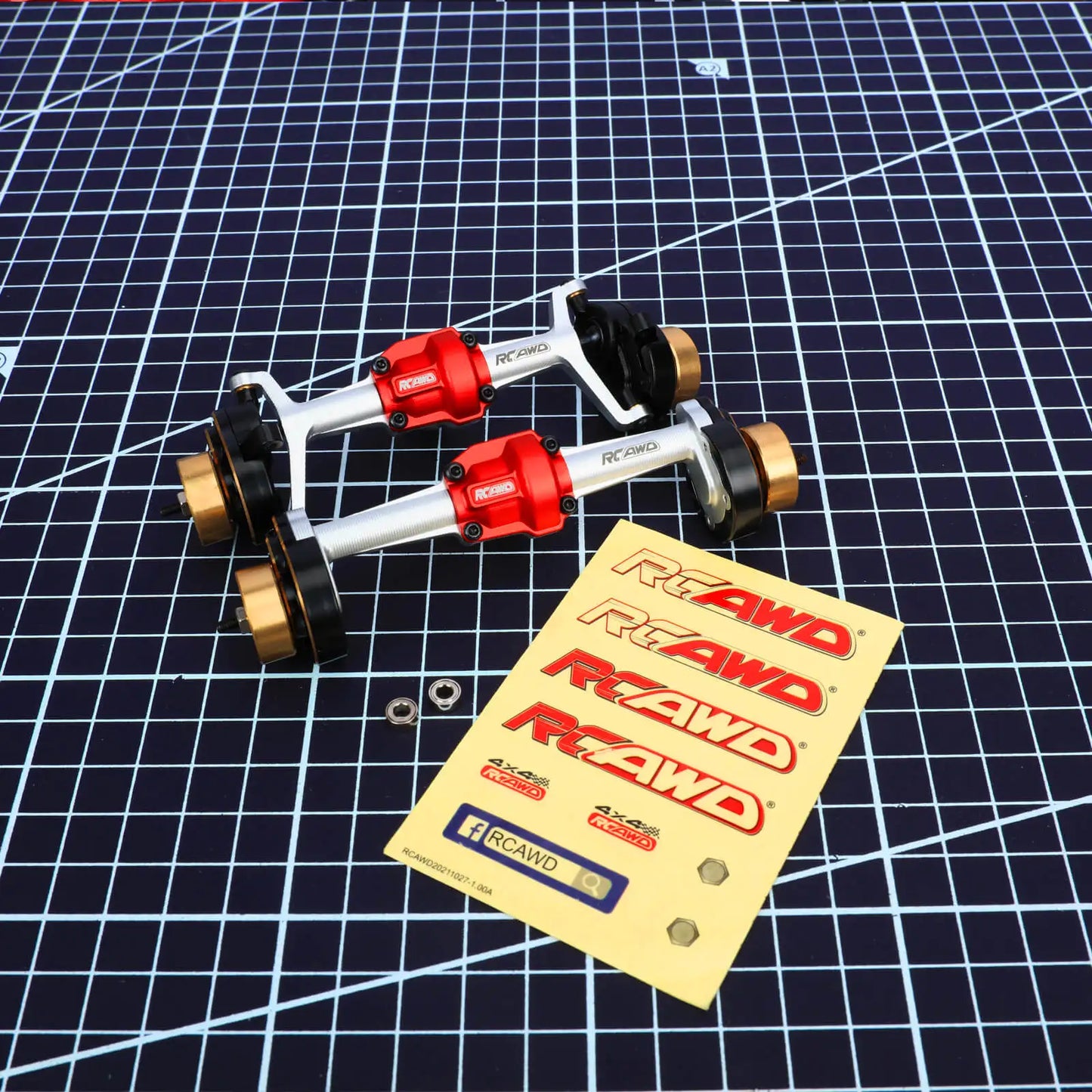 RCAWD Aluminum Front & Rear Portal Axle 195g For 1/18 HOBBYPLUS 4WD Crawlers upgrades parts