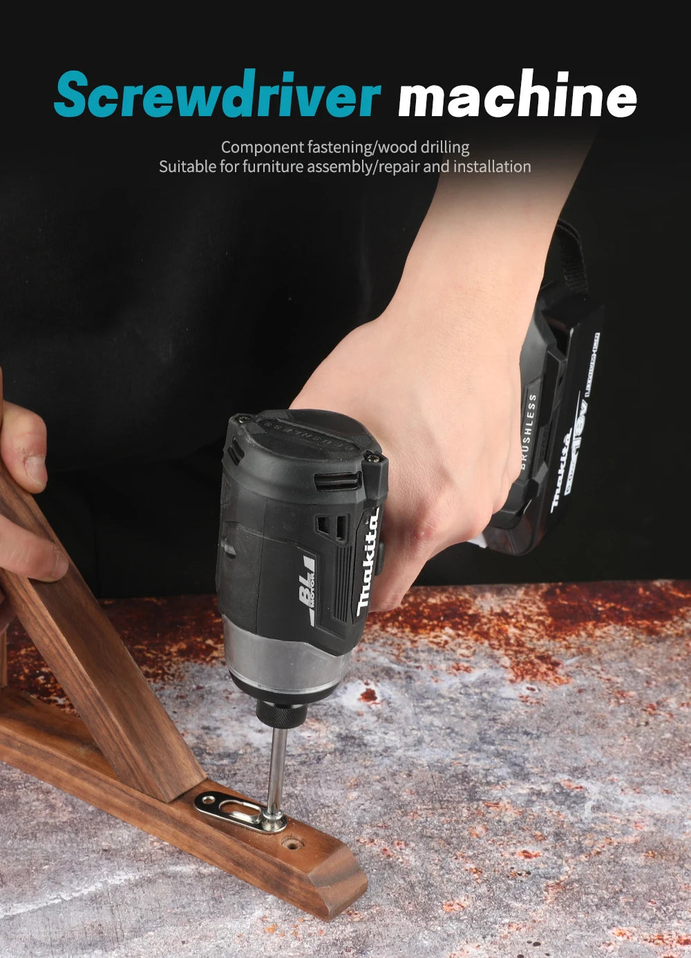 Makita DTD173 Brushless Akkuschrauber - 18V 3Ah Kompakt