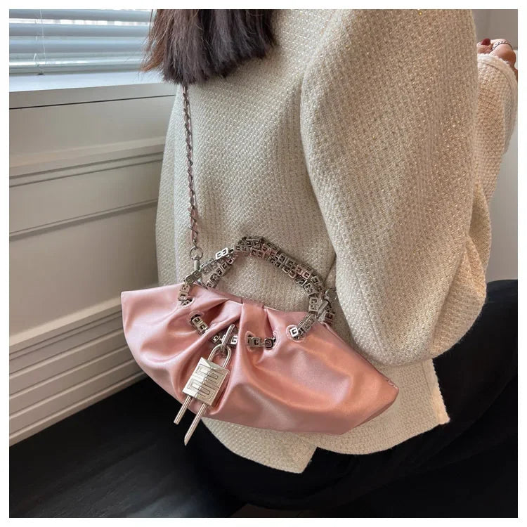 New Fashion Chain Handbags for Women Luxury Crossbody Bag Designer Shoulder Bag Black Female Purse Sac Femme