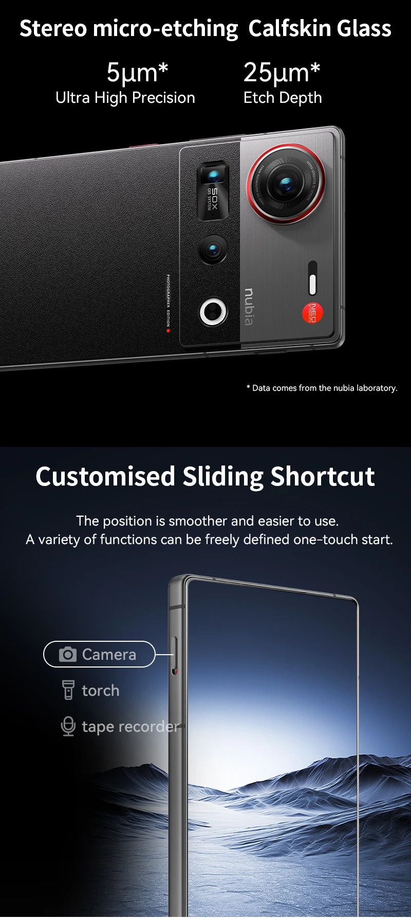 Nubia Z70s Ultra Photographer Edition - 6600mAh 80W 6,85 Zoll