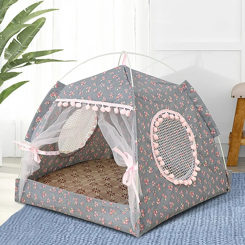 Premium Katzenzelt Bett Komfort - Plüsch 40x40 cm Bis 8 kg