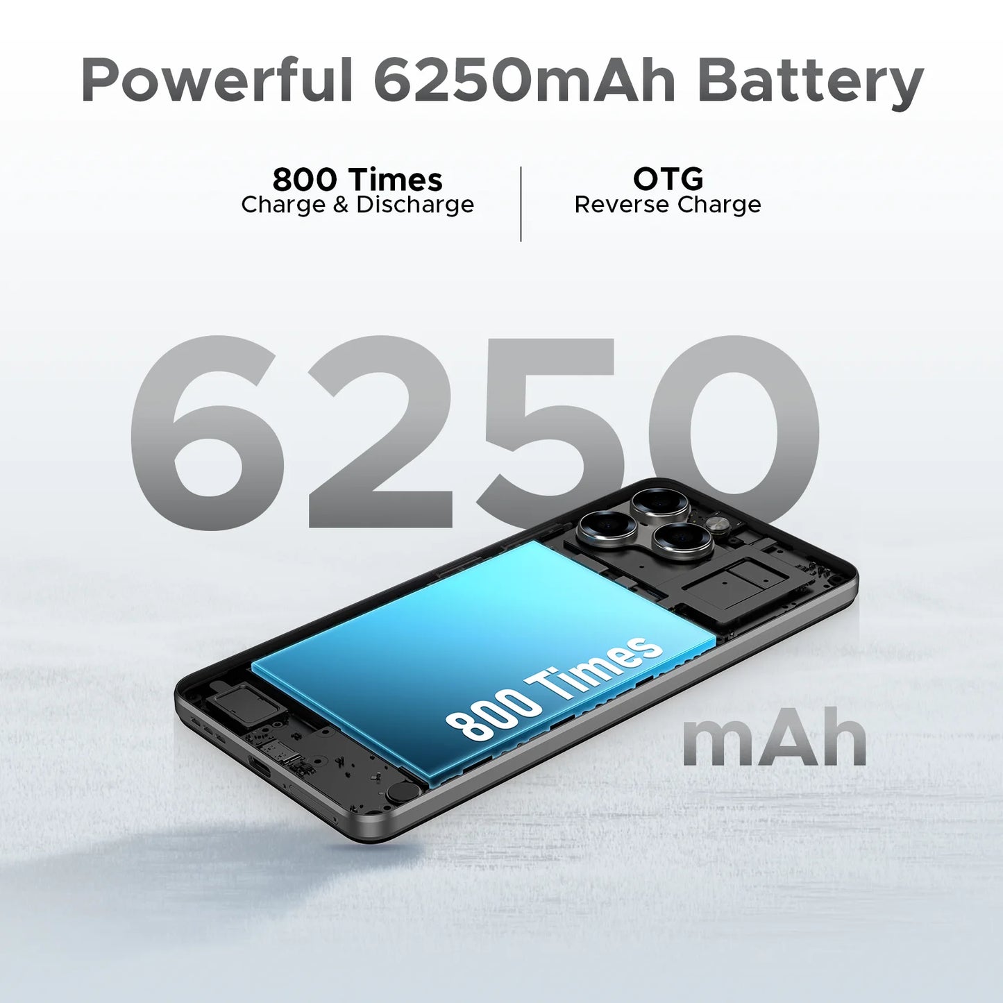 Global Version Doogee Note58 Pro Android 15 Smartphones 8Gb Ram 256Gb Rom 6250Mah Large Battery 6.75" Hd+ Display Nfc Cellphone