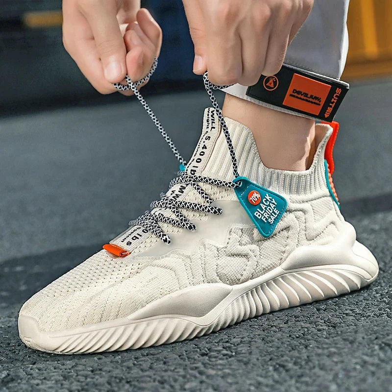 Tenis Men Sneakers Running Mens Casual Shoes Luxury Sneakers Trainer Race Breathable Shoes Fashion Mesh Loafers Shoes for Men