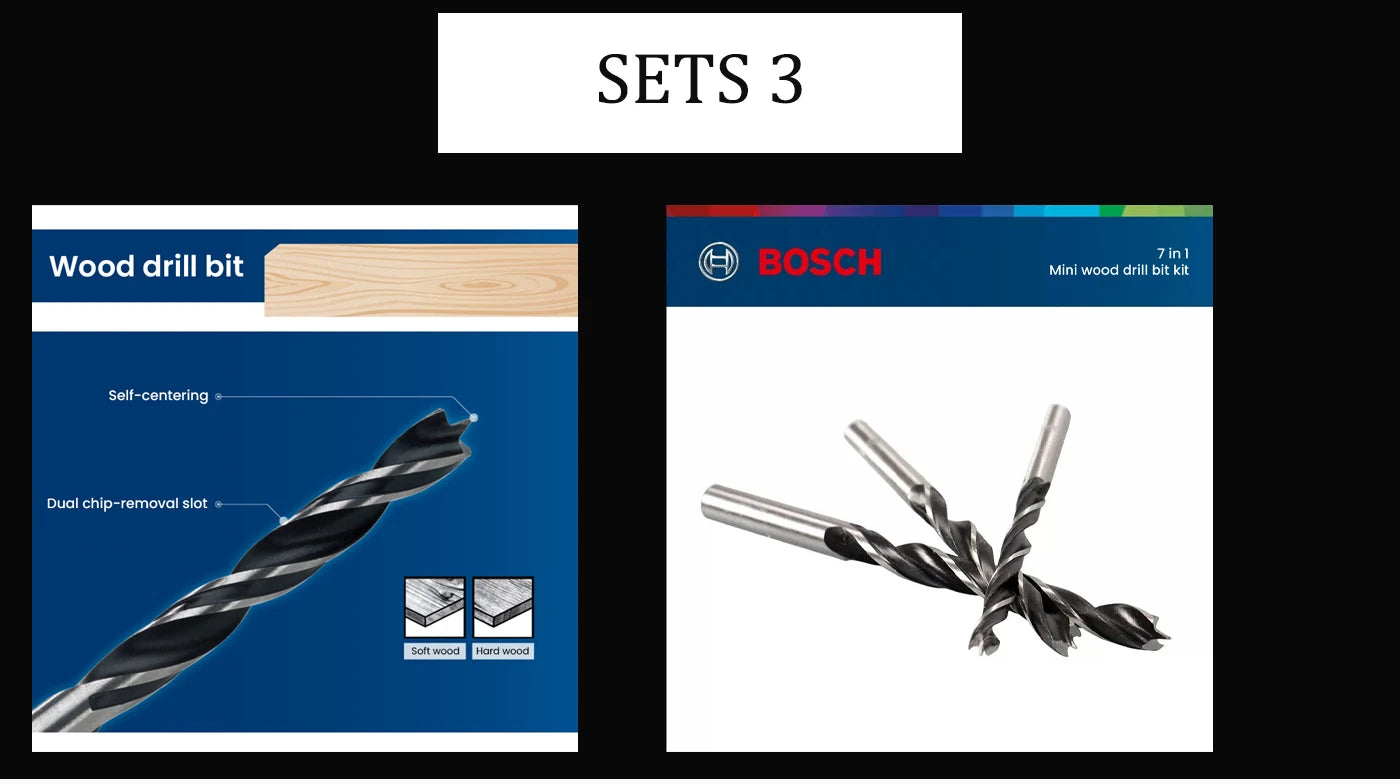 Bohrer-Set 2025: Bosch Mix Drill Bit Sets 7/15/25/33/43pcs High-speed Steel - Drilling Bit Impact Drill PH/PZ/S/L/HEX Magnetic Screwdriver Head Collection