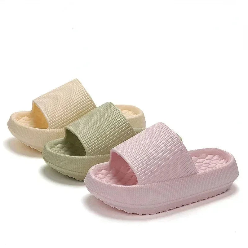 Frauen Dick Plattform Cloud Hausschuhe EVA Weich Sohle Kissen Slides Sommer Strand Flip Flops Frauen Rutschfest Badezimmer Heim Hausschuhe