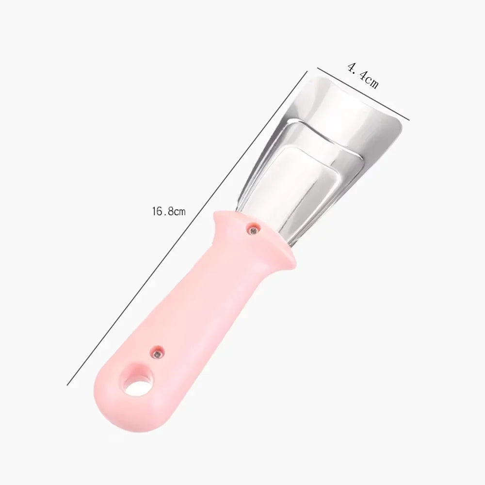 Edelstahl Schaber Enteiser Tragbar - 2 Stück 18 Cm Rostfrei