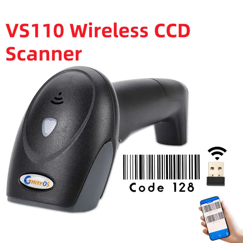 CHIYI Scanner 1D 2D Handheld Bluetooth - 300x300 100Hz A6