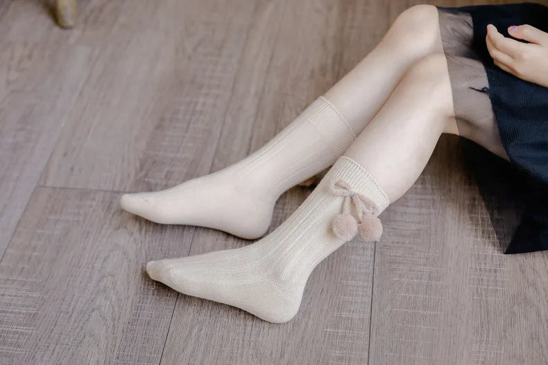 Kawaii Prinzessin Kniehoch Socken - Größe 0-4J Baumwolle