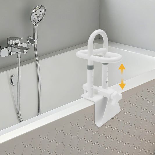NONE Badewannen-Sicherheitsgeländer Verstellbar 9-17cm Tragkraft 136kg