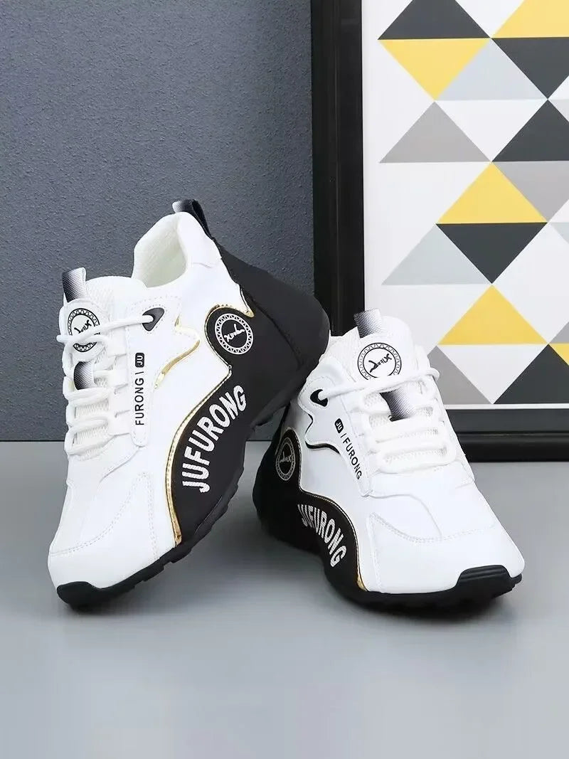 Man 2024 Luxury Sneakers Sports Shoe Women Casual Sneakers Chunky Sneakers Couples New Designer Soft-soled Leather Running Shoes