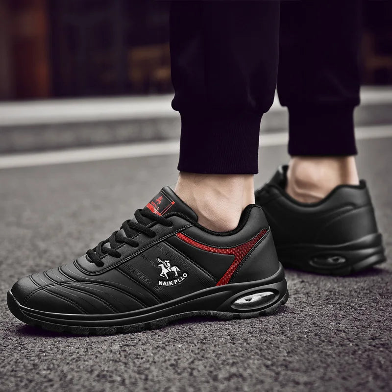 Men Sneakers Running shoes for men Platform New Breathable leather vulcanized shoes zapatos de hombre