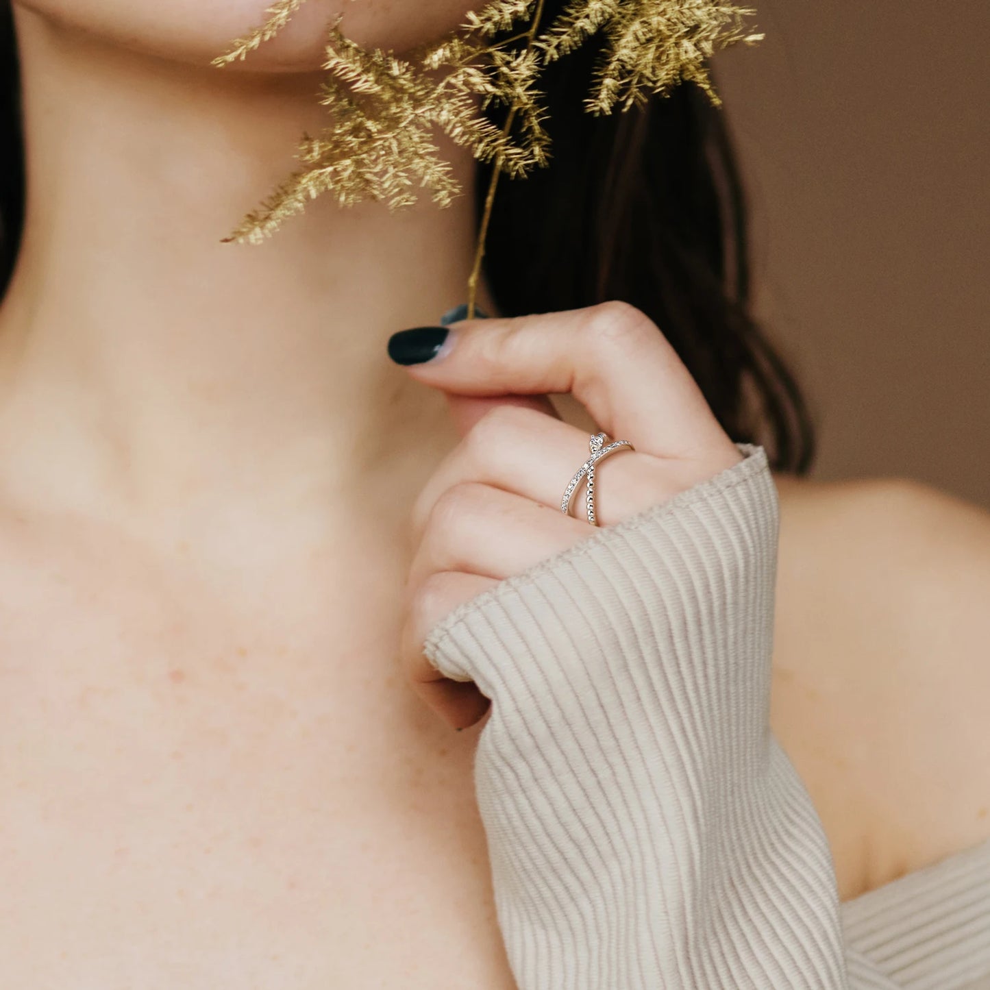 Inel JIUHAO Romantic Multistrat - Argint 925 Zirconiu 2g