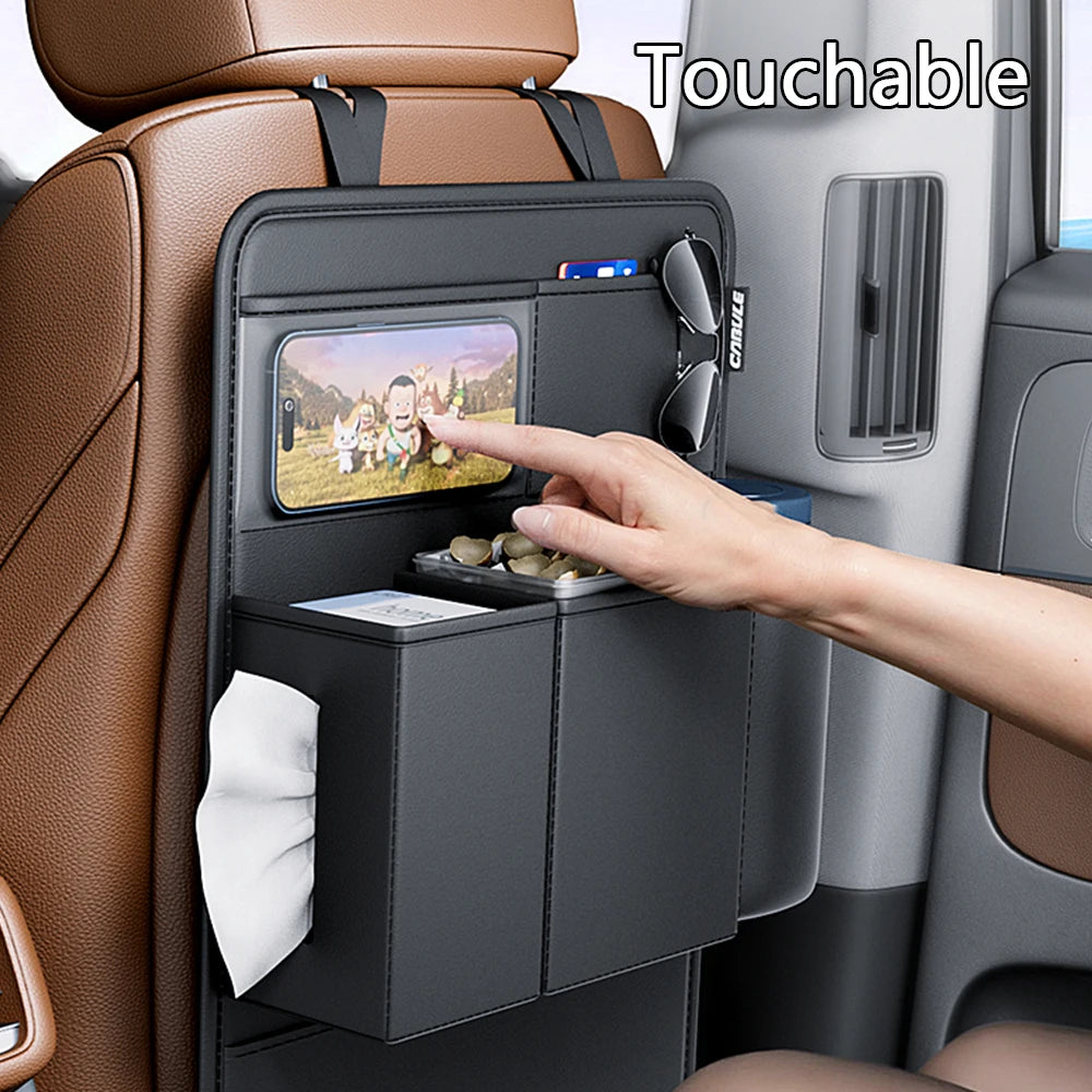 Universal Stowing Tidying Pocket Auto Styling Multifunction Storage Box Car Seat back Storage Organizer Bag PU Leather