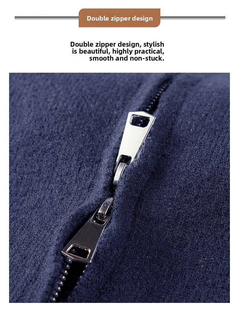 Choice M6001 Strickcardigan Stehkragen - Größe M, Polyamid