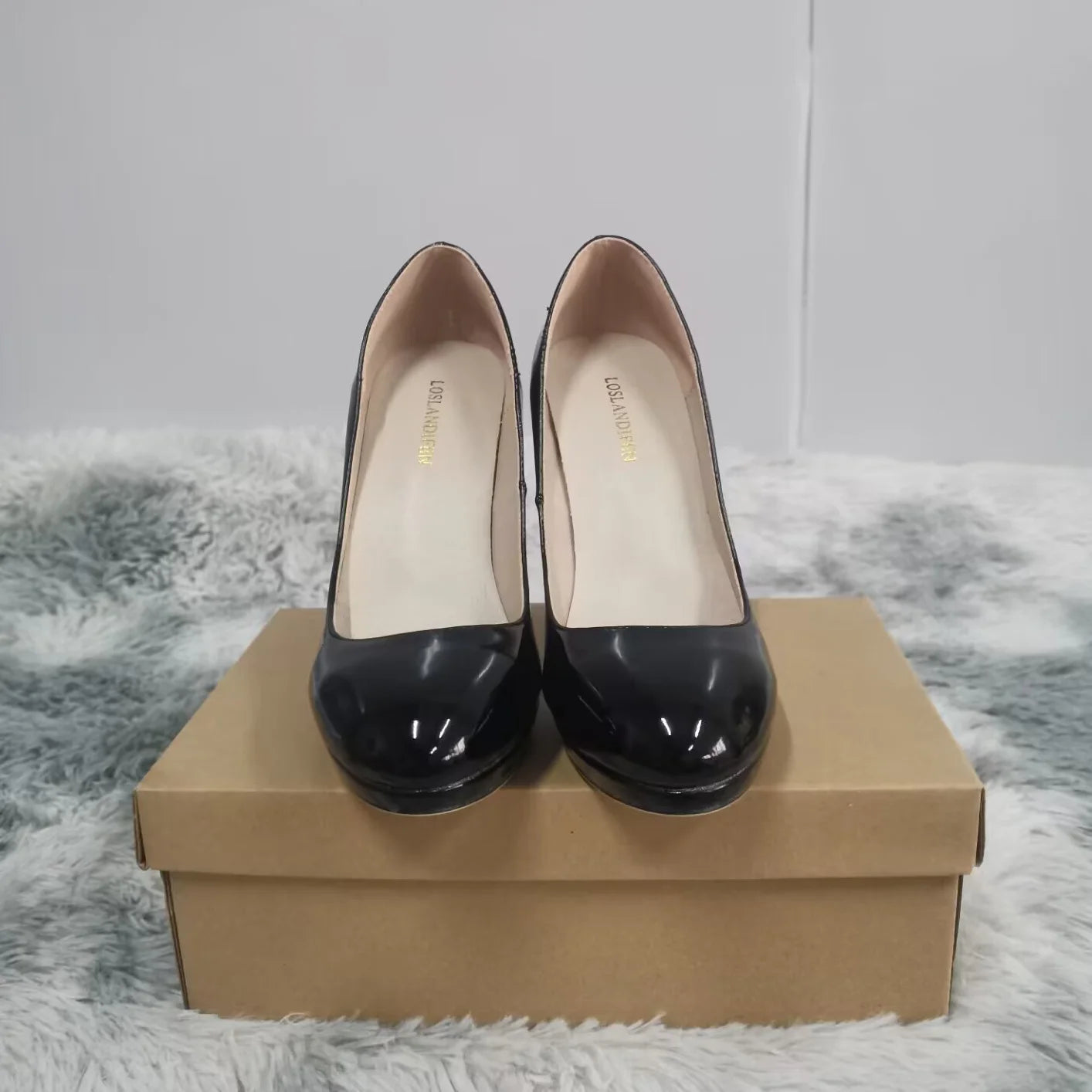 Women Stilettos Elegant Platfrom Pumps elegant 11cm Round Toe High Heels Shallow Lady Office Party Wedding Shoes Large Size 43