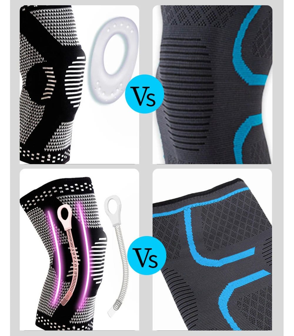 PatellaPro Knie Patella Protektor Silikon - Kompression Gr M