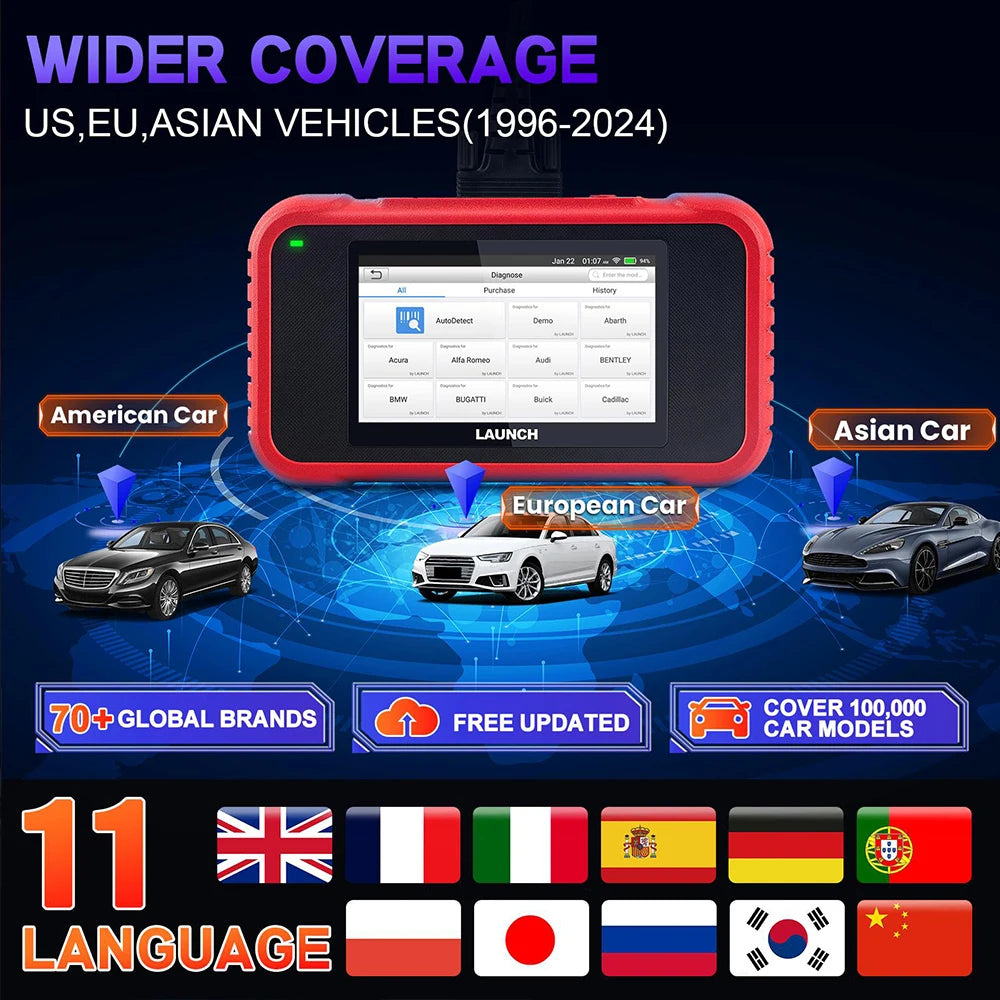 LAUNCH X431 CRP129E Auto OBD2 Diagnosewerkzeug