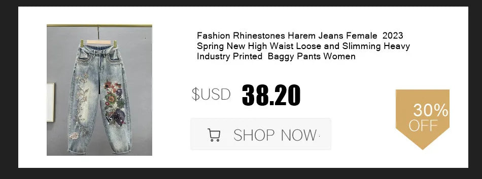 Damen Jeans 2025 - Streetwear Fashion Graffiti Print High Waist Washed Loose Straight