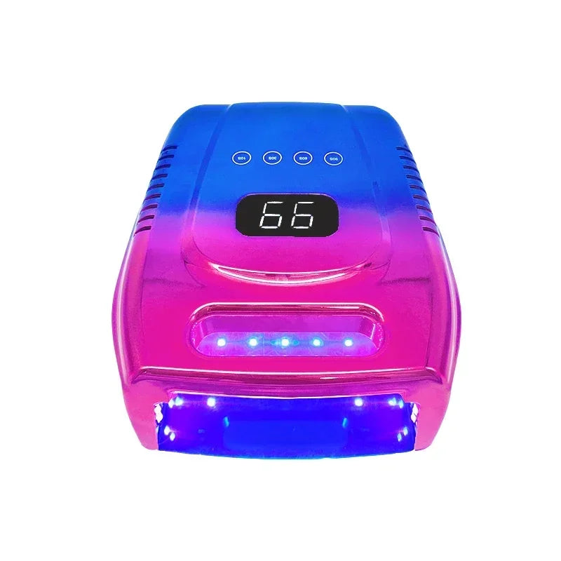Cordless UV Nail Lamp 51LEDs 96W Professional LED Nail Lamp with Touch Display UV Light for Gel Nails Built-in 3-Timer Modes